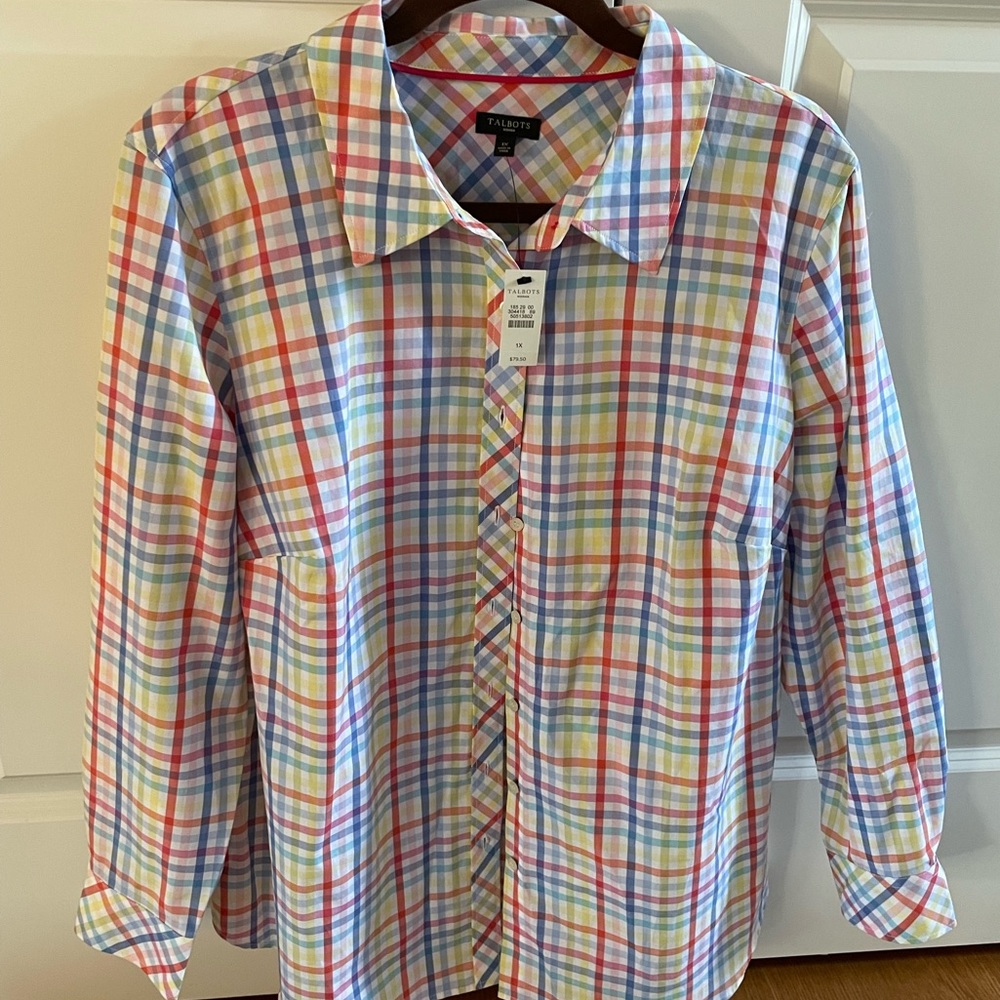Nwo, Talbots non-iron shirt, size 1X.